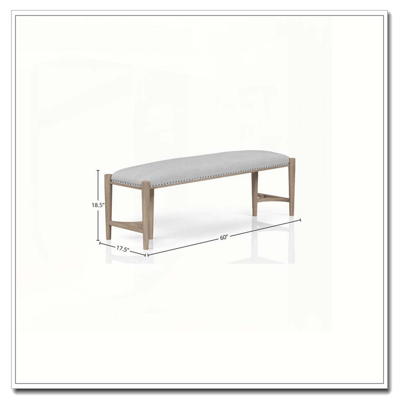 Banc couleur sable