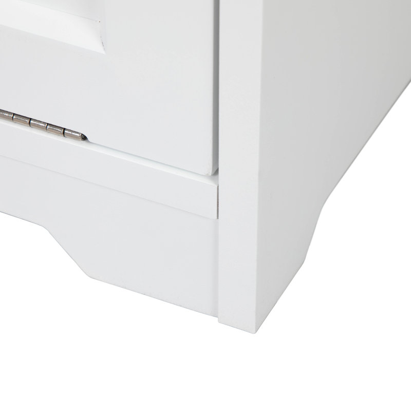 Angles inclinables réglables, multi-usages, porte-poubelle, blanc, 13 gallons, armoire à poubelle, porte de salon et zones de balcon