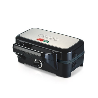Smart Worldwide 25.4cm Ceramic Non Stick Electric Grill Sandwich Maker with Lid