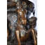 Grande statue impressionnante en bronze faite de Cupidon taille: 32 po x 28 po x H 61 po