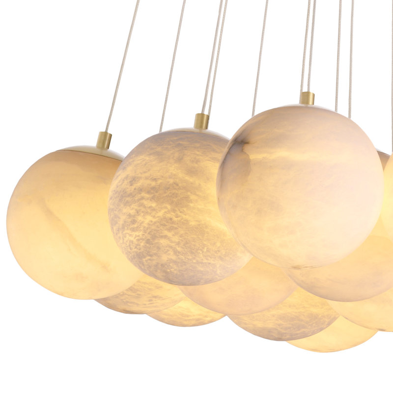 Luminaire suspendu sphère 19 lumières Sphinx