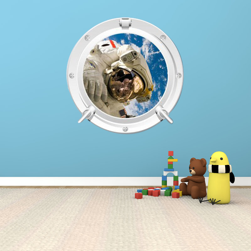 Non-Wall Damaging Window Decal, 28" H x 28" W
