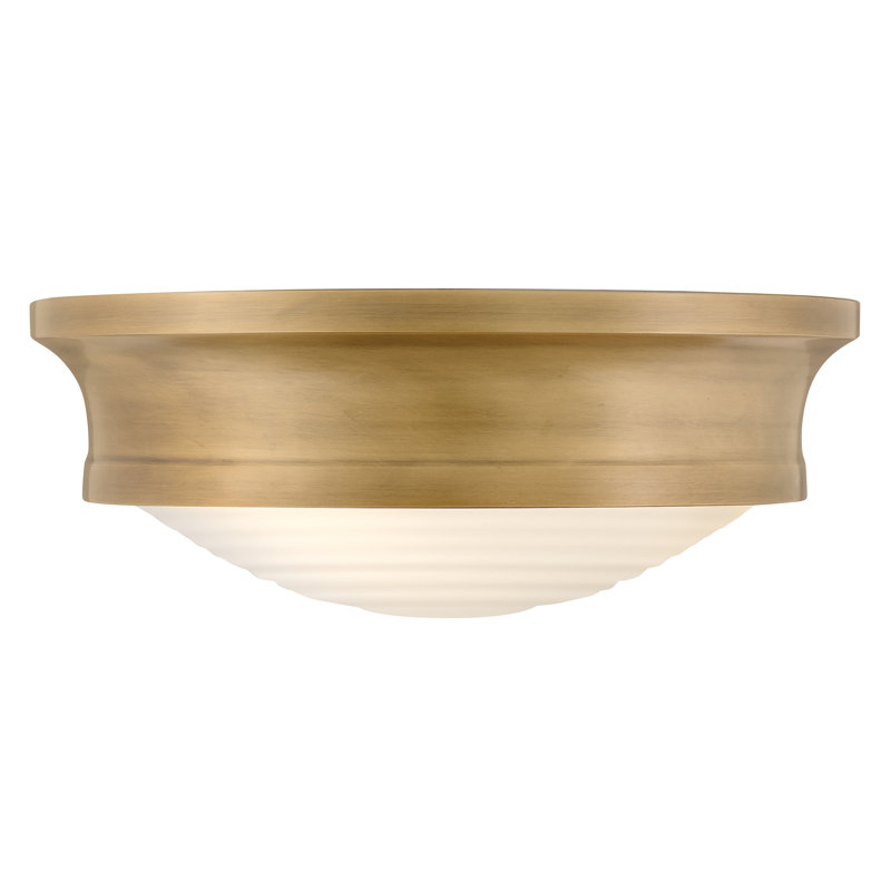 Hinkley Ellis Medium Flush Mount, Heritage Brass