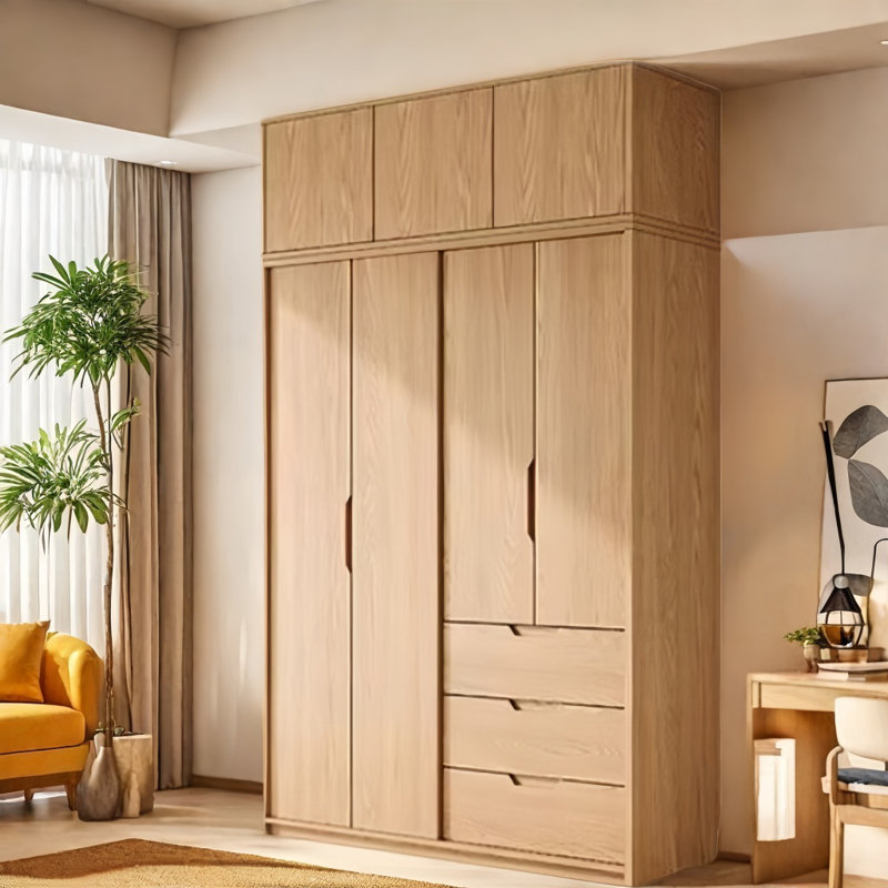 Garde-robe moderne, simple et classique, H 97,64 po x l 59,06 po x P 23,62 po