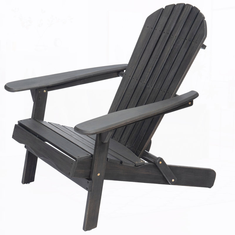 Outdoor Adirondack Chair(Set of 1), Dark Gray