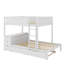 Lit superposé double avec lit gigogne simple, rangement et bureau-1371765100