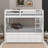 Twin Over Twin Wood Bunk Bed With Trundle And Drawers-864645501