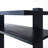 Mid-Century Modern Oak Black Console Table-299121019