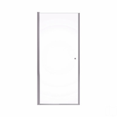 Frameless Circular Pivot Shower Door With 1/4" (6Mm) Thick Tempered Glass