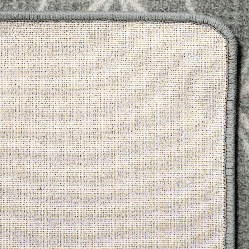 Tapis turquoise Imagine, Rectangle 7 pi 8 po x 10 pi 9 po