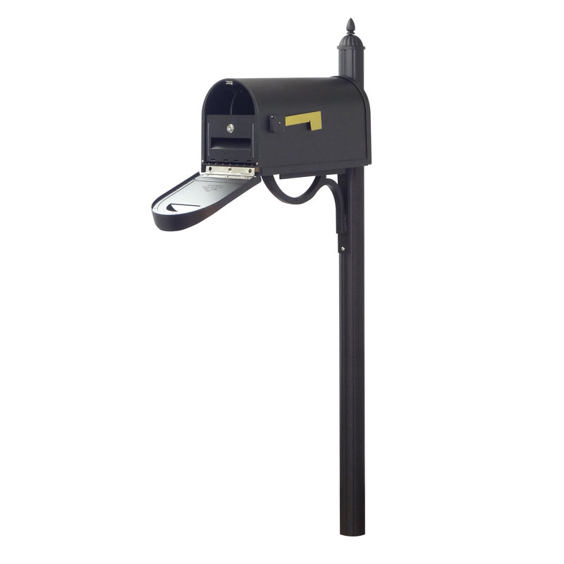 Boîte aux lettres verrouillable avec poteau inclus trottoir Classic