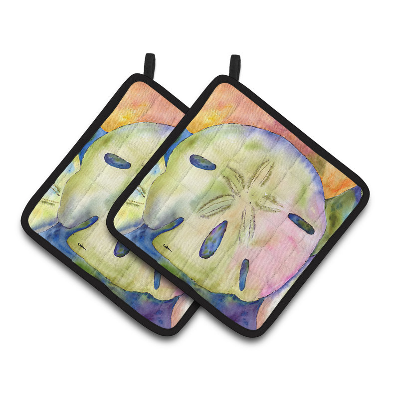 Caroline's Treasures Sand Dollar Polyester Potholder