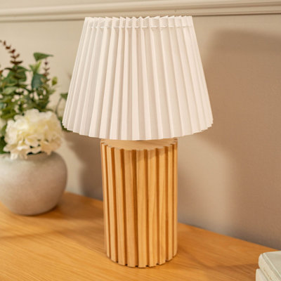 Mathi Wood Table Lamp