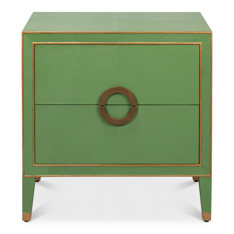 Gabriella 2 - Drawer Nightstand, Watercress Green