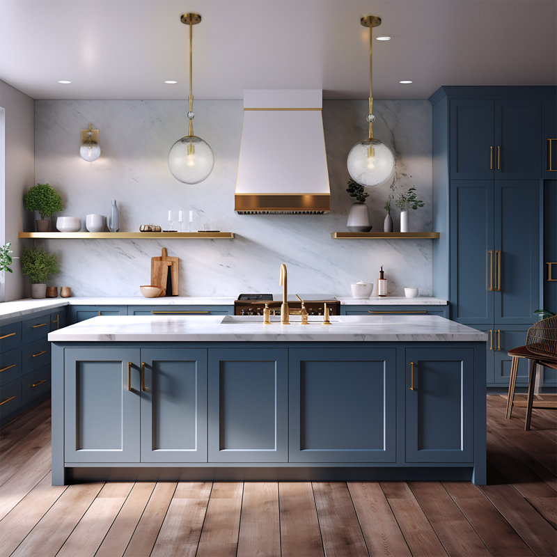 Yosgarth 1 - Light Oxidized Aged Brass Sphere Pendant