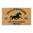 Licensed Paramount TV Series Yellowstone 'Dutton Ranch' All Weather Non-Slip Indoor/ Outdoor Door Mat Set of 2, 20x34