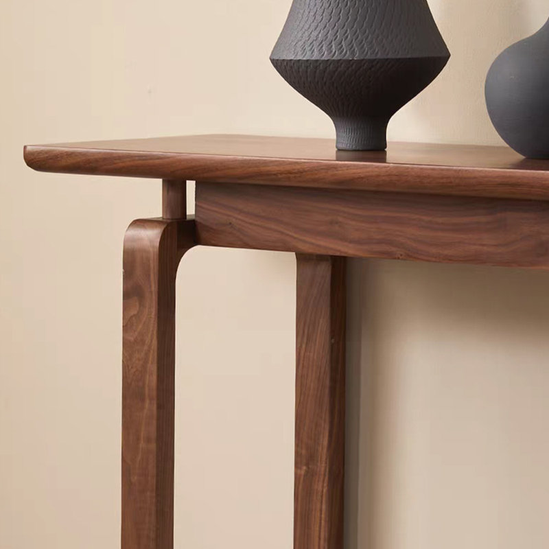 Console de style moderne en bois massif., H 33,4 po x l 54,3 po x P 12,6 po