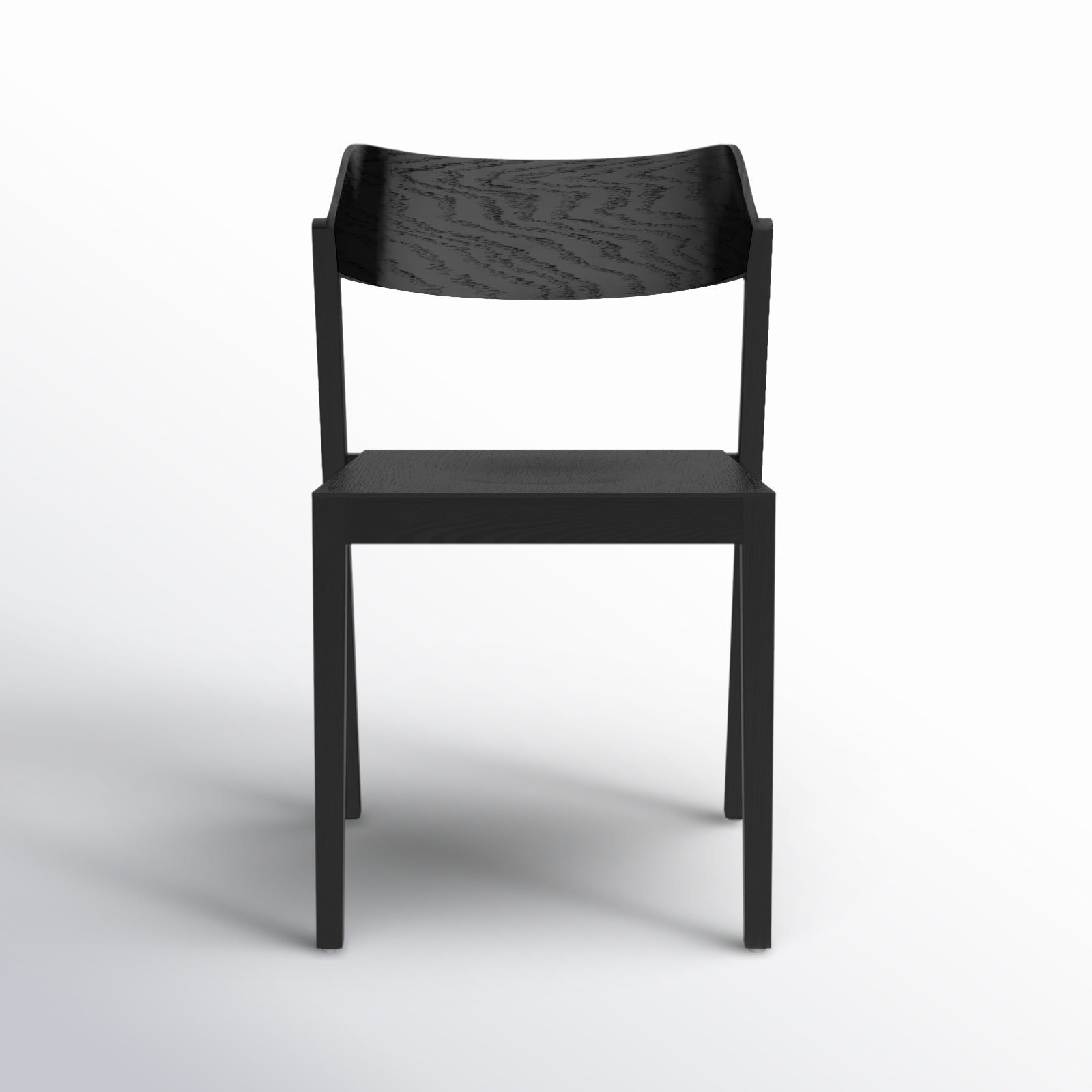 AllModern Micheline Solid Wood Stacking Side Chair & Reviews | Wayfair