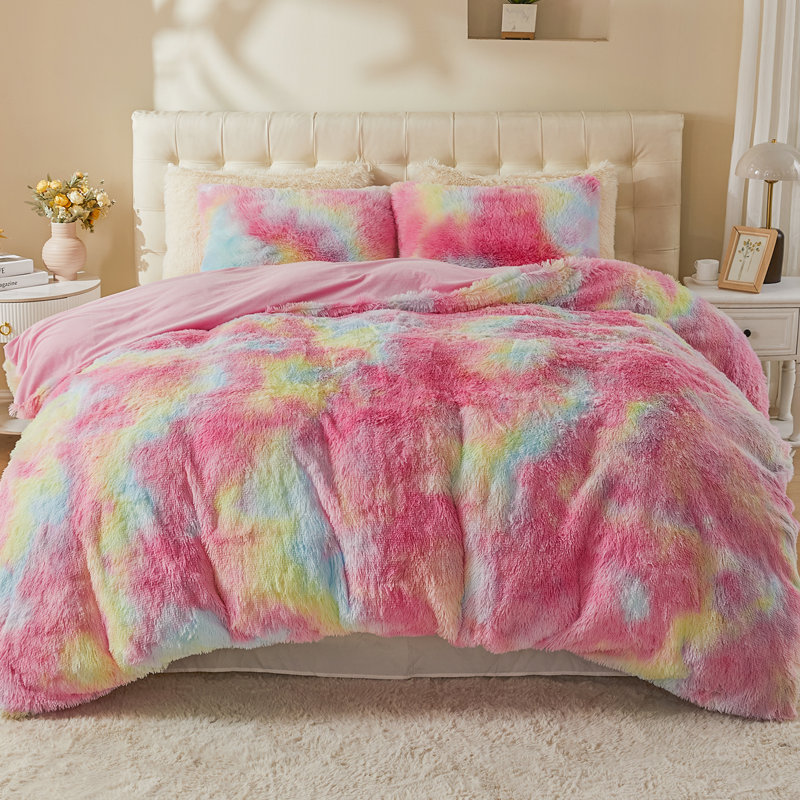 Ensemble de literie EMME Luxury, Arc-en-ciel, Grand lit