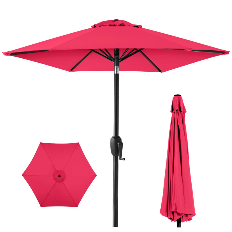 Parasol de marché Market, Rose millennial
