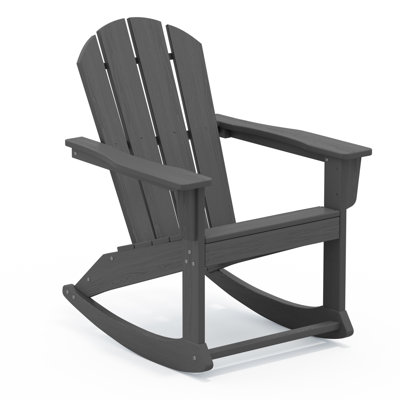 HDPE Wooden Rocking Adirondack Chair