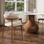 Mid-Century Modern Farmhouse Round Sintered Stone Pedestal Otelia For 4/6/8/10-486253492-486253493