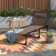 Aidean Outdoor Metal Chaise Lounge