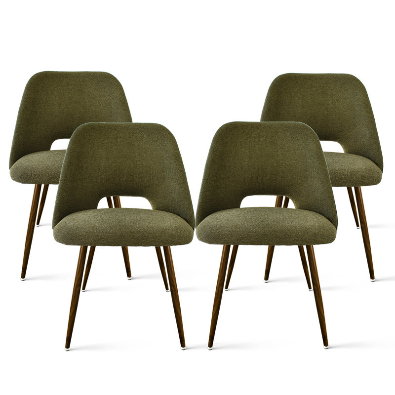 Aunnika 19'' H Upholstered Side Chair, Green