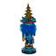 Collection casse-noisette en bois Kurt Adler Hollywood, bleu avec arbre, 18 po