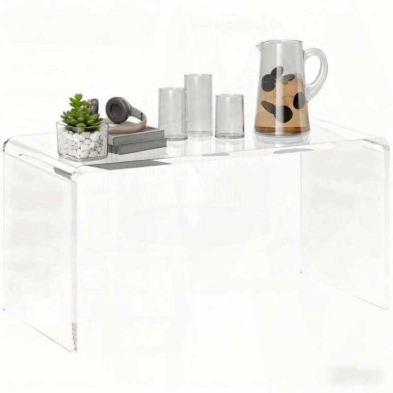 Table basse en acrylique Clear Waterfall