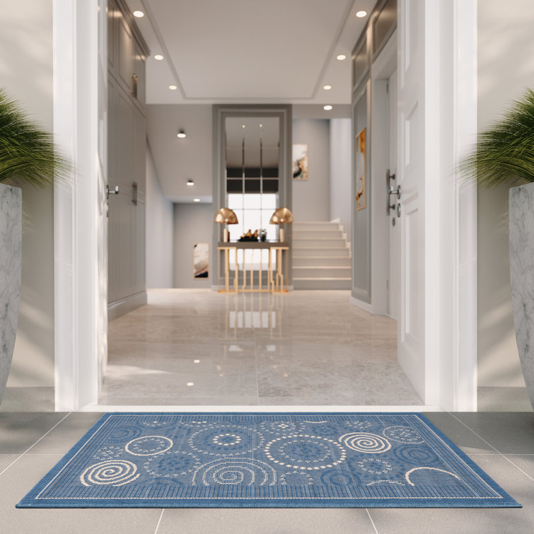Tapis à motif géométrique Anjeli Performance