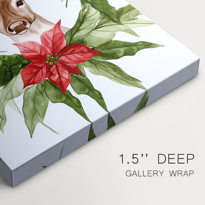 Art des Fêtes de Noël - Toile tendue avec châssis DCCDXC, H 27 po x l 18 po