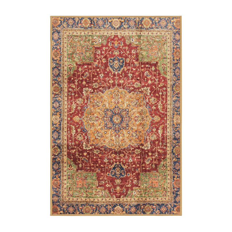 Abstract Indoor Rug, Rectangle 5' x 8'