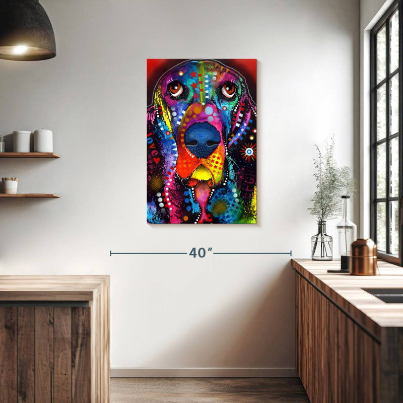 Brampt Basset I, 36" H x 24" W