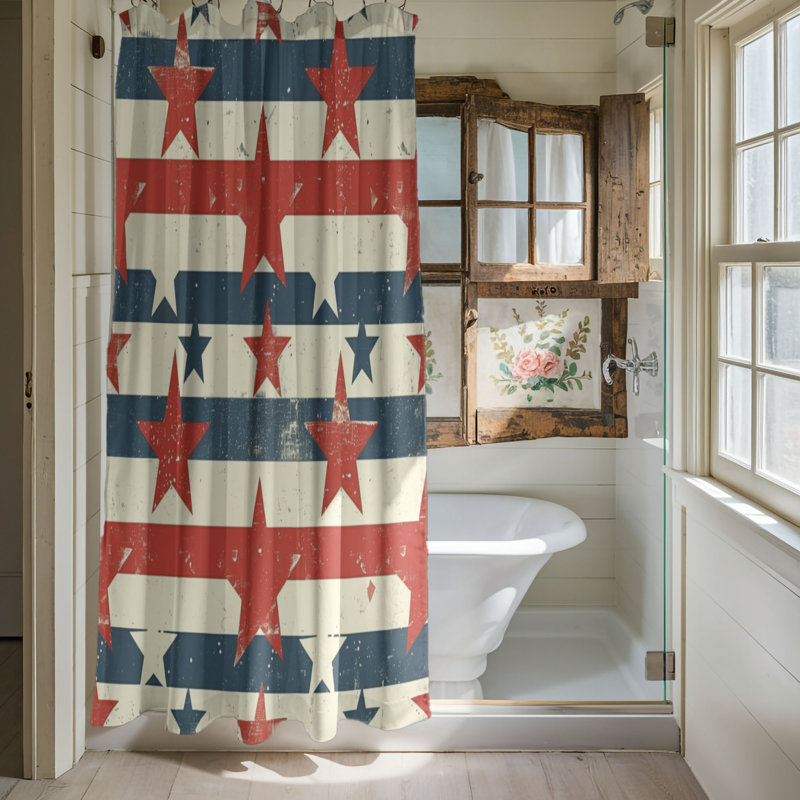 Rideau de douche Premium USA, H 74 po x l 71 po