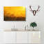 Grazing Stag Deer - Wrapped Canvas Painting-56655407