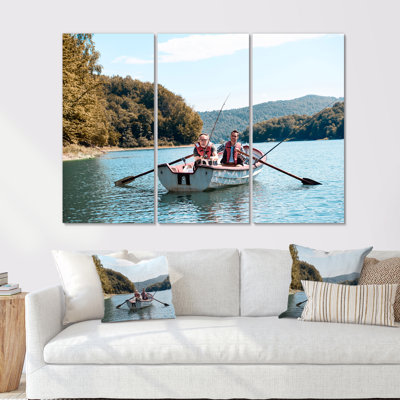 «Hunter S Fishing Pursuit I», ensemble de reproductions d'art mural chasse et pêche