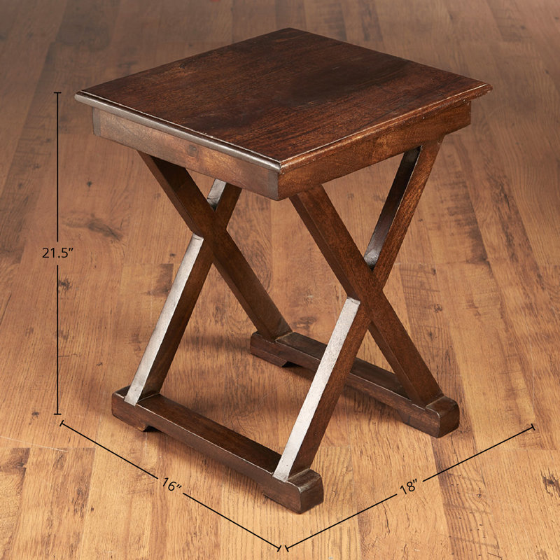 Rickey End Table, Pecan