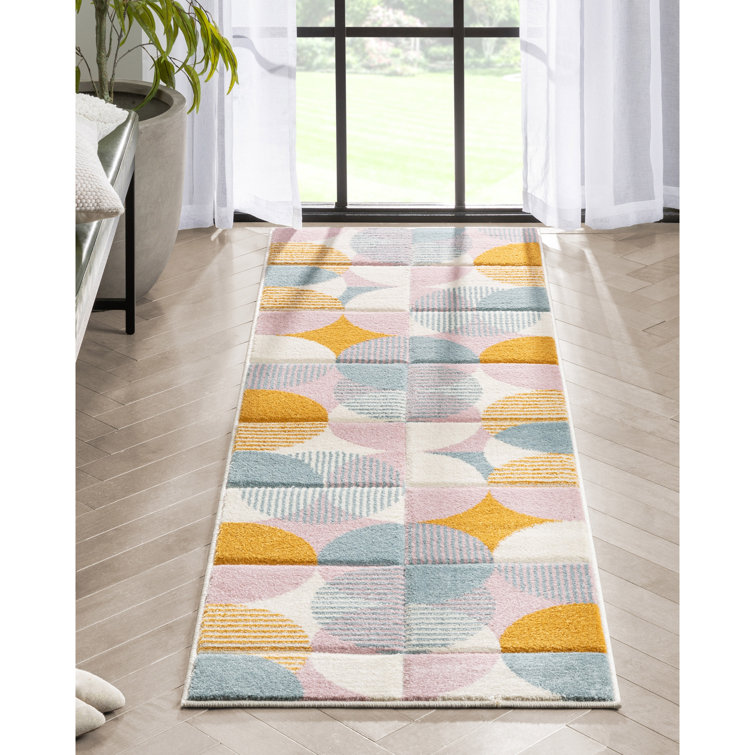 Astrid Geometric Synthetic Area Rug