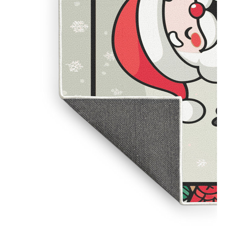 Tapis vacances de Noël The Holiday Aisle®, Rectangulaire 2 pi x 3 pi