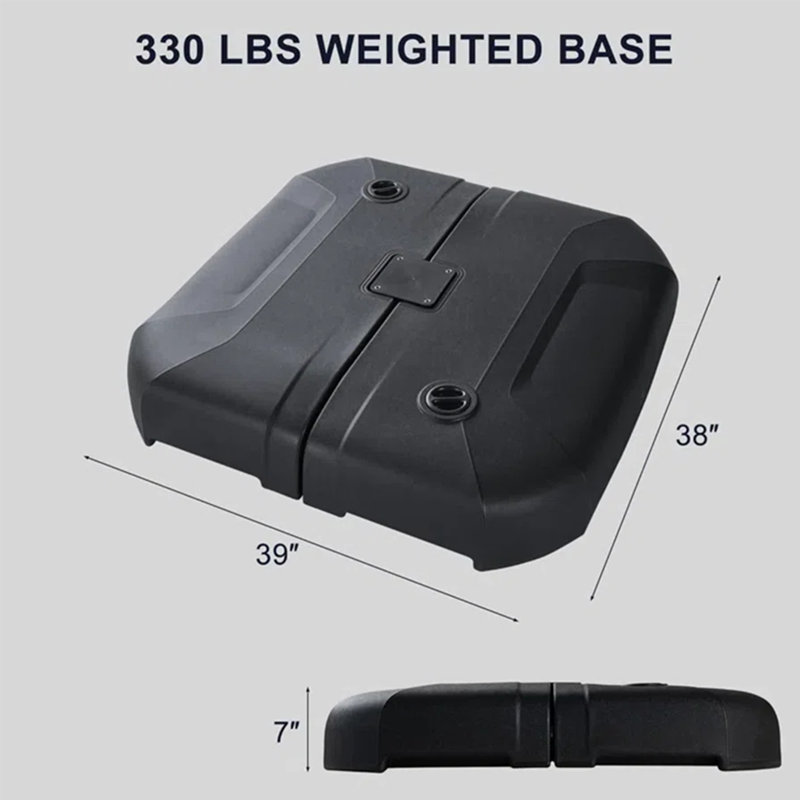 Ensemble repas d'extérieur rectangulaire pour 8 personnes L 80,71 po Oege