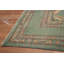 Tapis vert kazak à motif floral et teinture vert 8 x 10