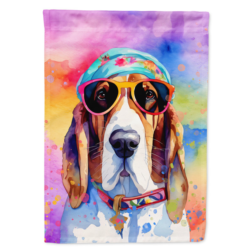 Drapeau de la maison Hippie Dawg, Basset hound