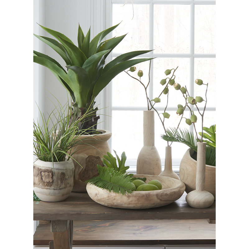 Small Natural Paulownia Wood Decorative Serving Tray
