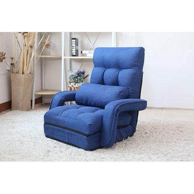 Chaise longue à accoudoirs encastrés Roger