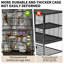 Grande cage à oiseaux en métal, cage à perroquet à plusieurs niveaux avec ensemble d'accessoires complet pour perruches et perruches