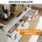 51" Farmhouse Sideboard Buffet Cabinet with Charging Station, 3 Drawers & 4 Barn Doors, Large Wood Coffee Bar Storage Pantry for Kitchen, Dining, Living Room-38203796