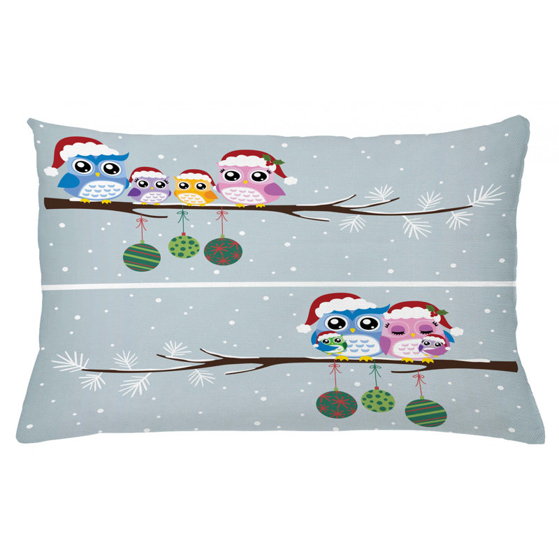 Housse de coussin lombaire intérieur/extérieur christmas, 16 po x 26 po