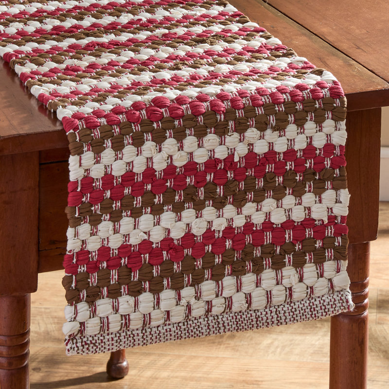 Clere Runner Striped 60% Cotton/40% Polyester Table Runner, 54" L x 13" W
