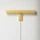 Vernie Single Light Steel Dimmable LED Armed Sconce